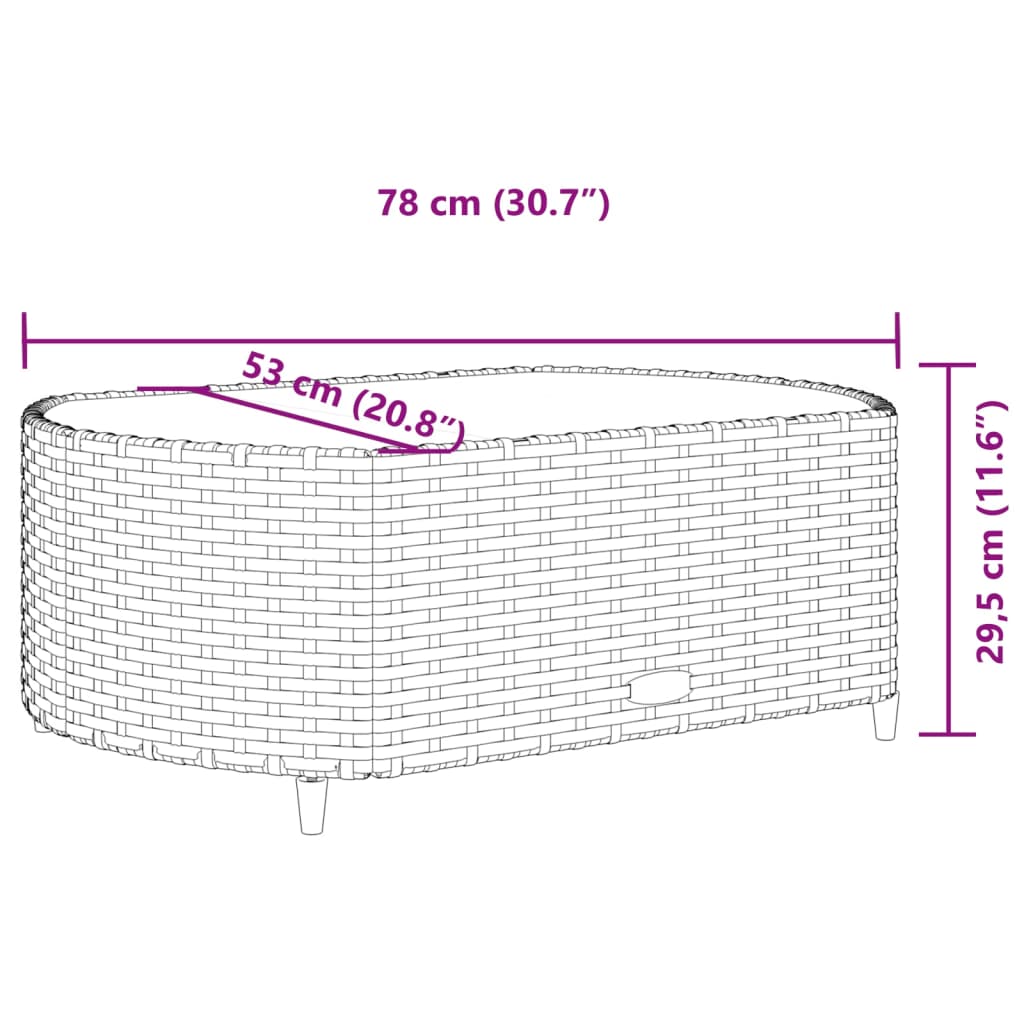 vidaXL 10 Hluta Garðsófasett með Sessum Grátt Pólýrattan