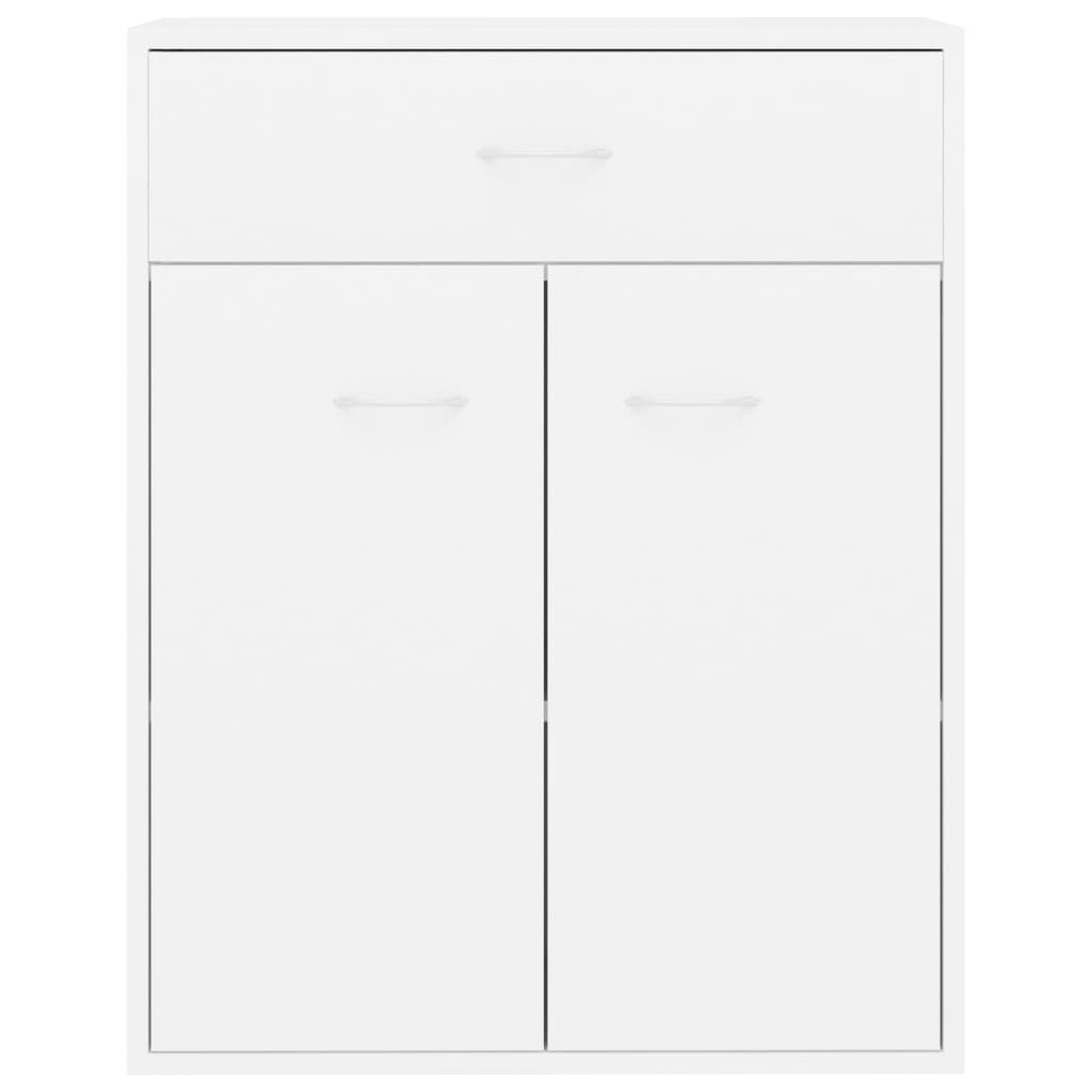 800711 vidaXL Sideboard White 60x30x75 cm Chipboard