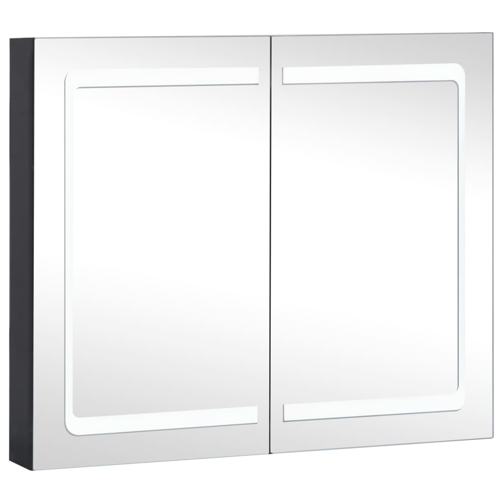325545 vidaXL LED Bathroom Mirror Cabinet 80x12,2x68 cm