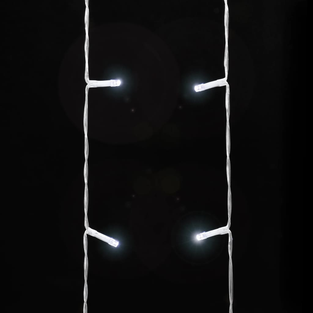 vidaXL Jólatrésljós 320 LED Kaldhvítt 375 cm