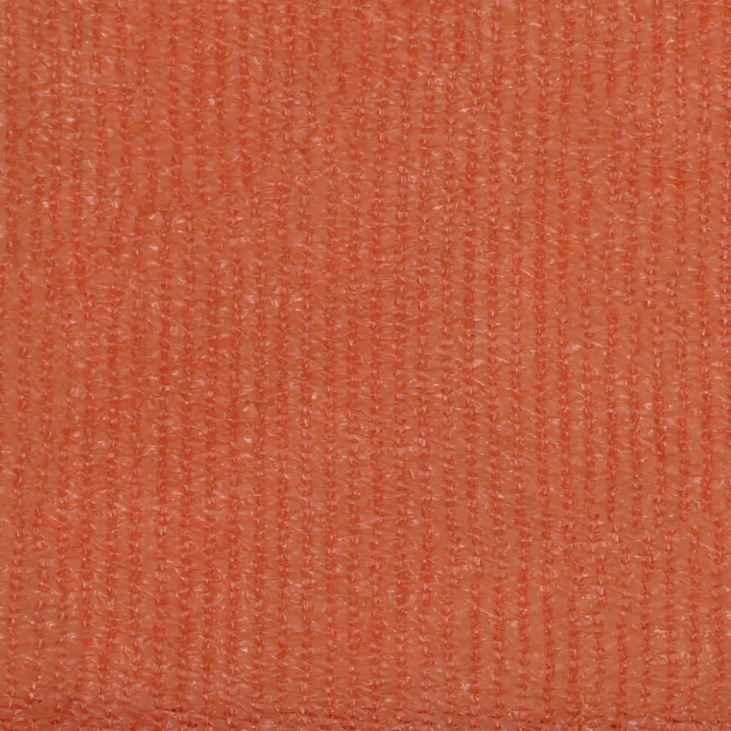 vidaXL Utandyra Rúllugardína 140x230 cm Appelsínugult