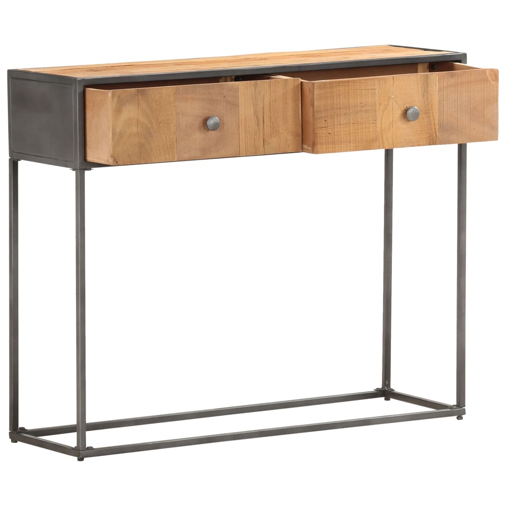 vidaXL Console Table 90x30x75 cm Solid Reclaimed Wood