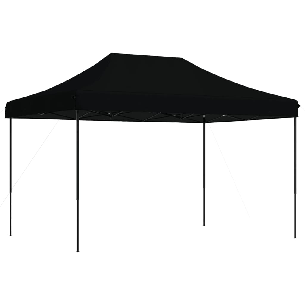 vidaXLSamfellanlegt Veislutjald Pop-Up Svartur 410x279x315 cm