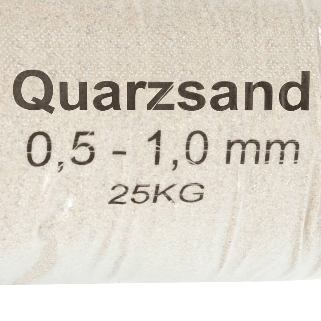 vidaXL Síusandur 25 kg 0,5-1,0 mm
