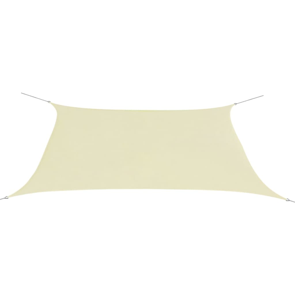 42298 vidaXL Sunshade Sail Oxford Fabric Rectangular 2x4 m Cream