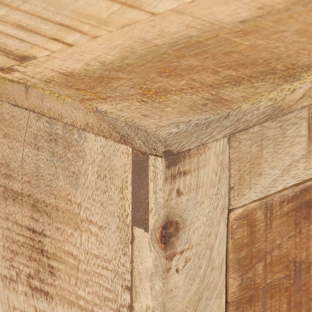 286412 vidaXL Bedside Cabinet 40x30x57 cm Solid Mango Wood