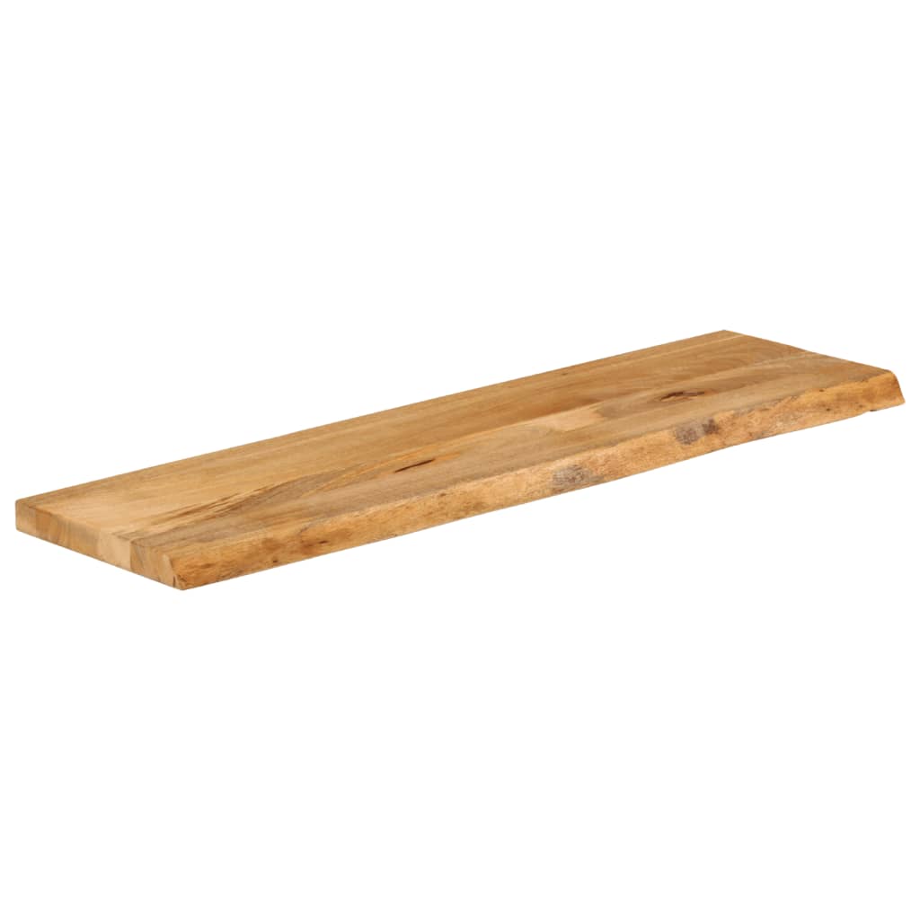 vidaXL Borðplata með Náttúrulegum Brúnum 100x40x2,5 cm Mangóviður