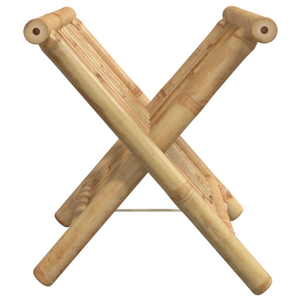 vidaXL Tímaritastandur 42x30,5x34,5 cm Bambus