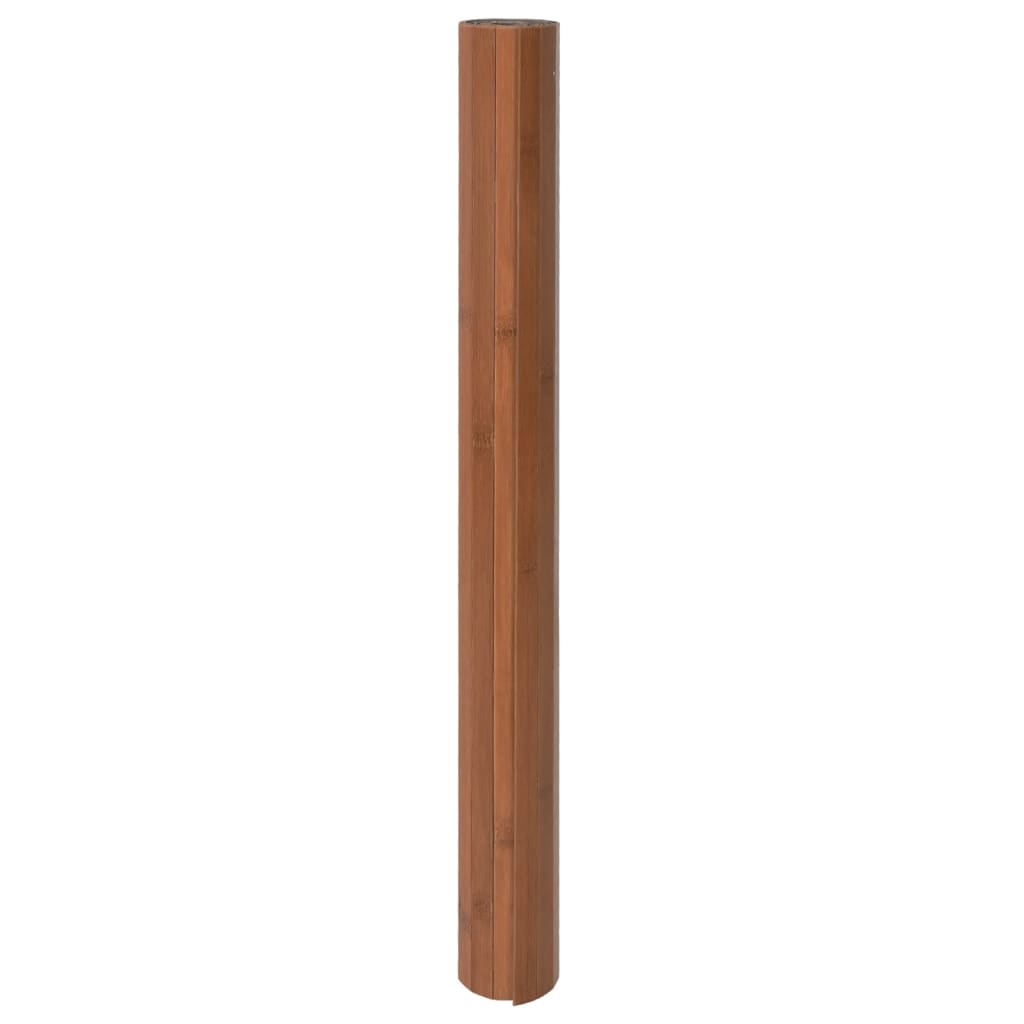 vidaXL Motta Ferhyrnd Brún 100x500 cm Bambus