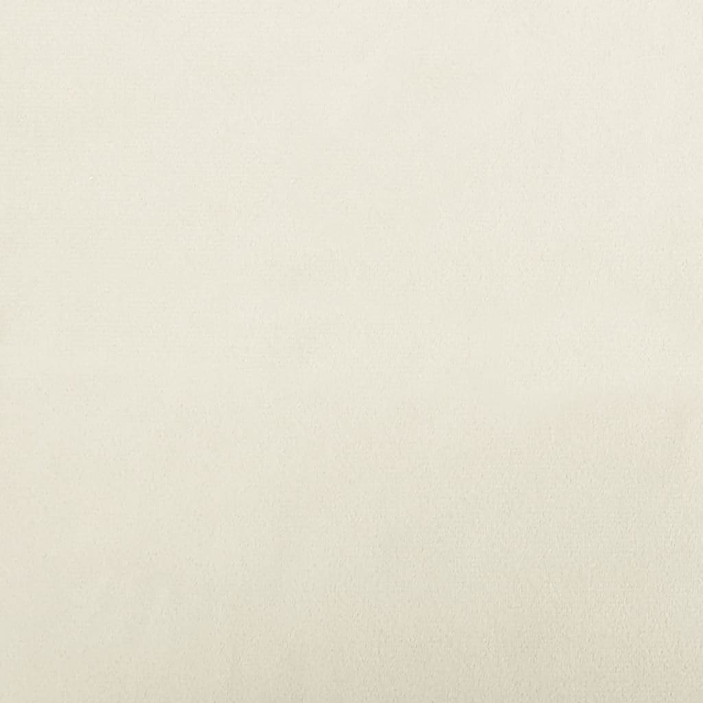 vidaXL Hundarúm með Framlengingarkremi 100x50x30 cm Flauel