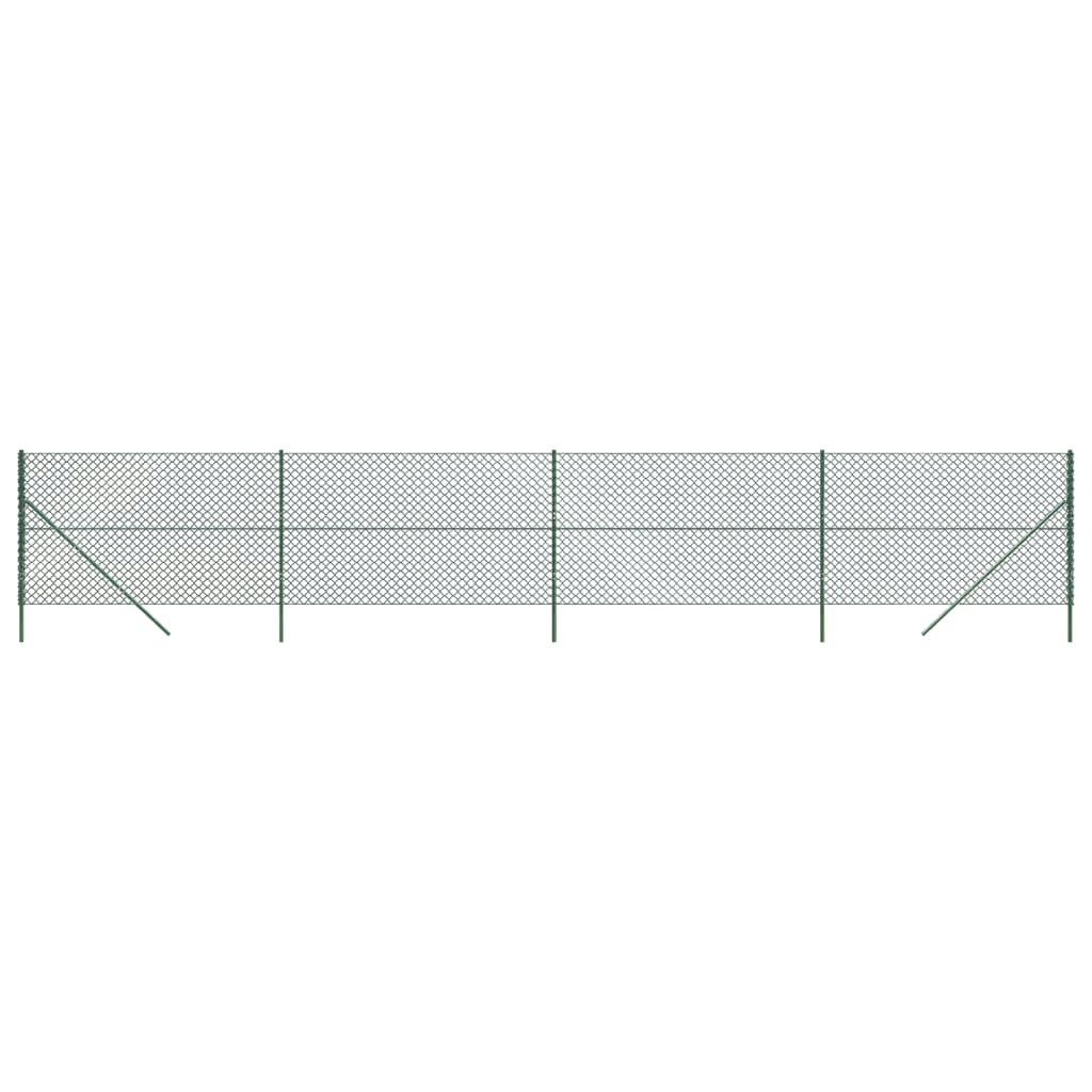 vidaXL Netagirðing Græn 2,2x10 m