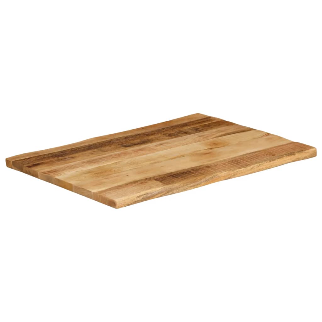 vidaXL Borðplata með Náttúrulegum Brúnum 90x60x3,8 cm Mangóviður