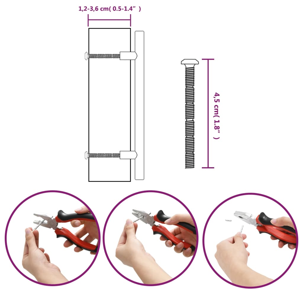 vidaXL Skápur Handföng 20 stk Bronslitað 128mm Ryðfrítt stál