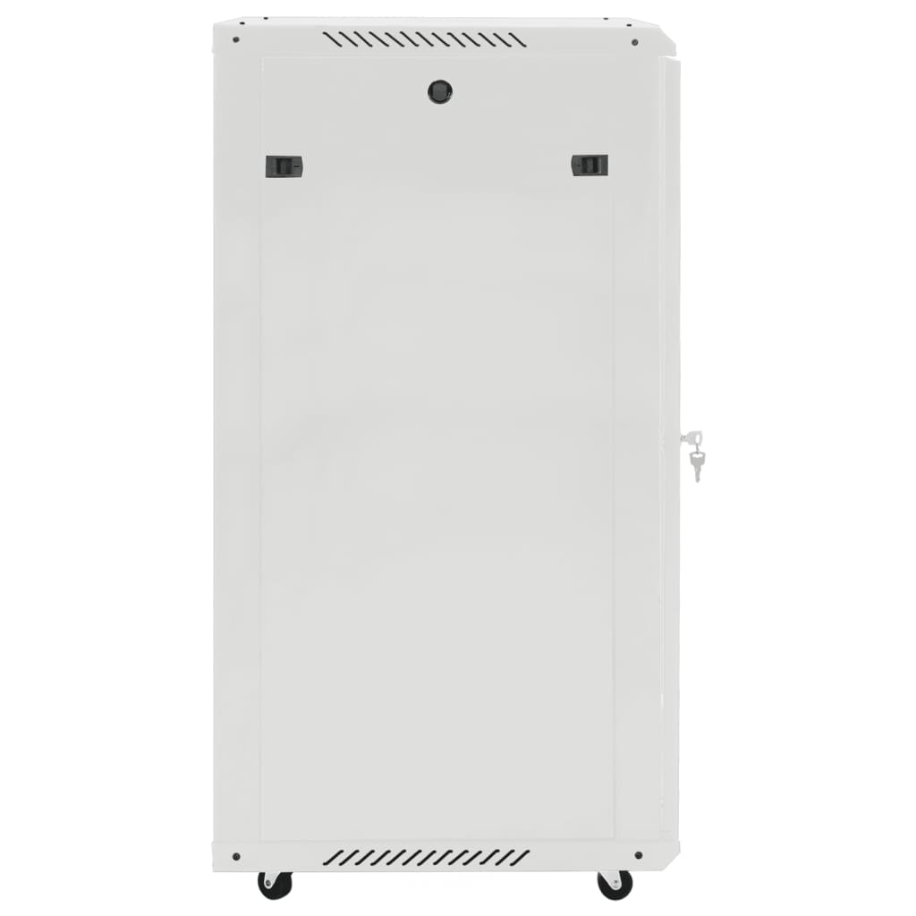 vidaXL 22 Eininga Netskápur 19" IP20 Grár 60x60x120 cm