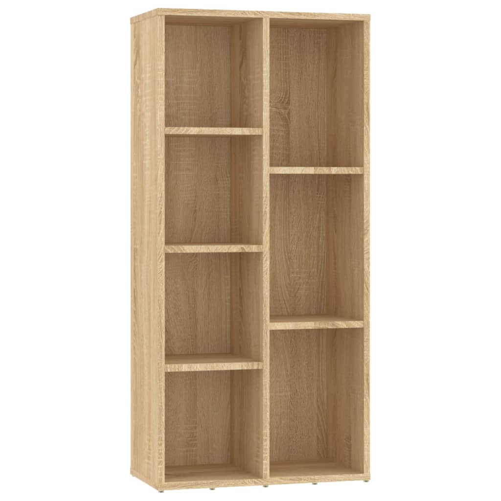 801110 vidaXL Book Cabinet Sonoma Oak 50x25x106 cm Chipboard