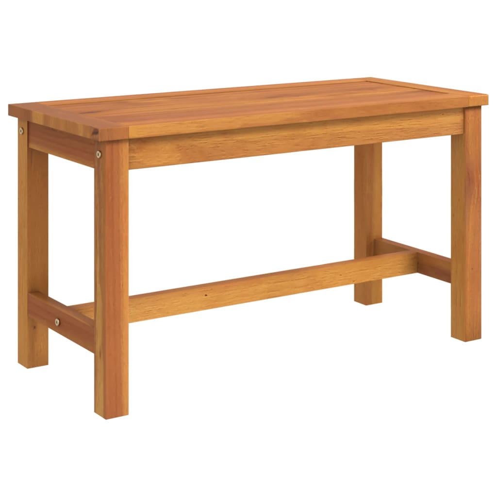 vidaXL Garðbekkur 80x35x45 cm Solid Wood Acacia