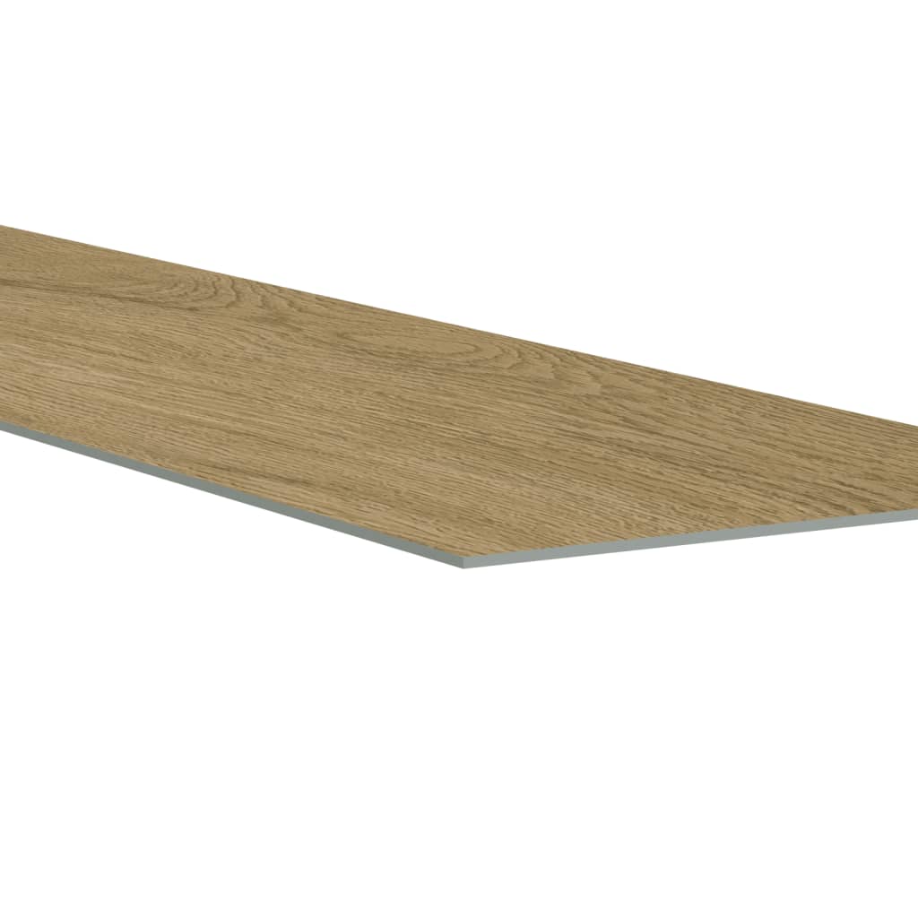 vidaXL Veggplötur Wood Look Brown PVC 4,12 m²