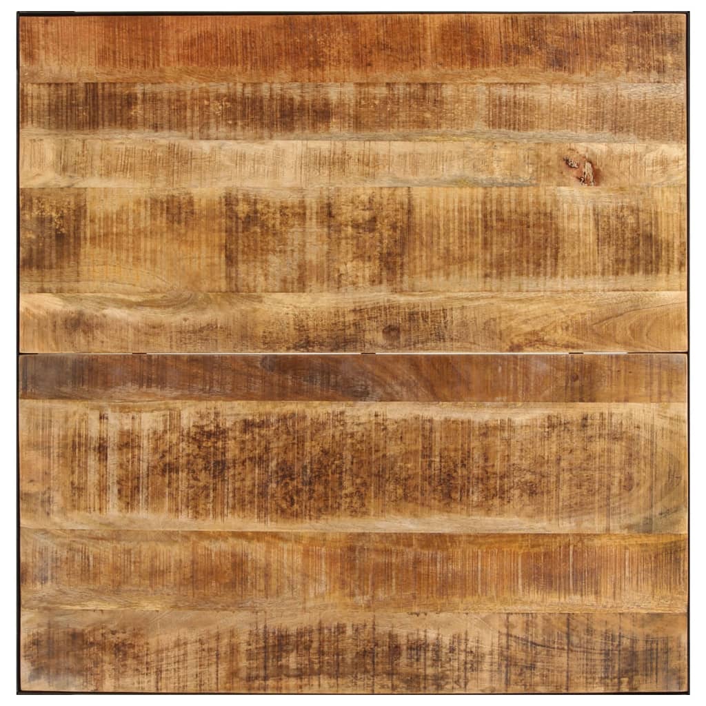 vidaXL Borðstofuborð 110x110x76 cm Solid Wood Mangó