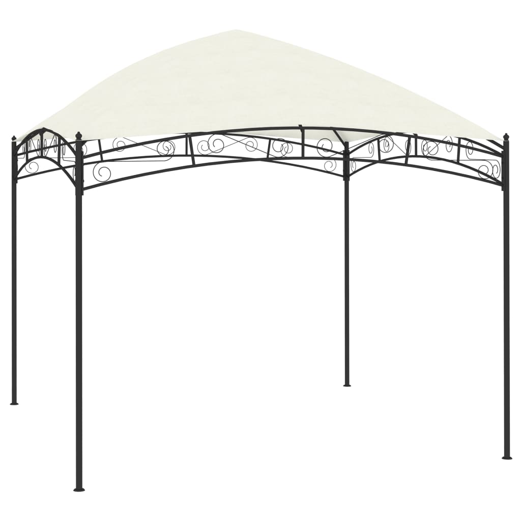 vidaXL Garðskáli 3x3 m Rjómahvítur 180 g/m² | vidaXL.is