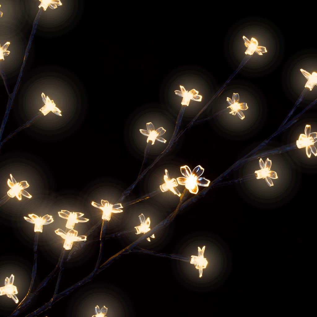 vidaXL Jólatré 2000 LED Hlý-hvít Ljós Kirsuberjablóm 500 cm