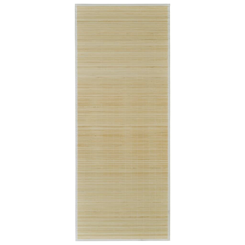 Rétthyrnd Náttúruleg Bambusmotta 150 x 200 cm