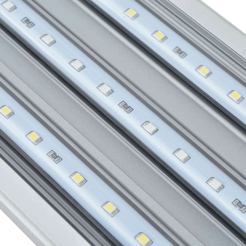 vidaXL LED Lampi í Fiskabúr 120-130 cm Ál IP67
