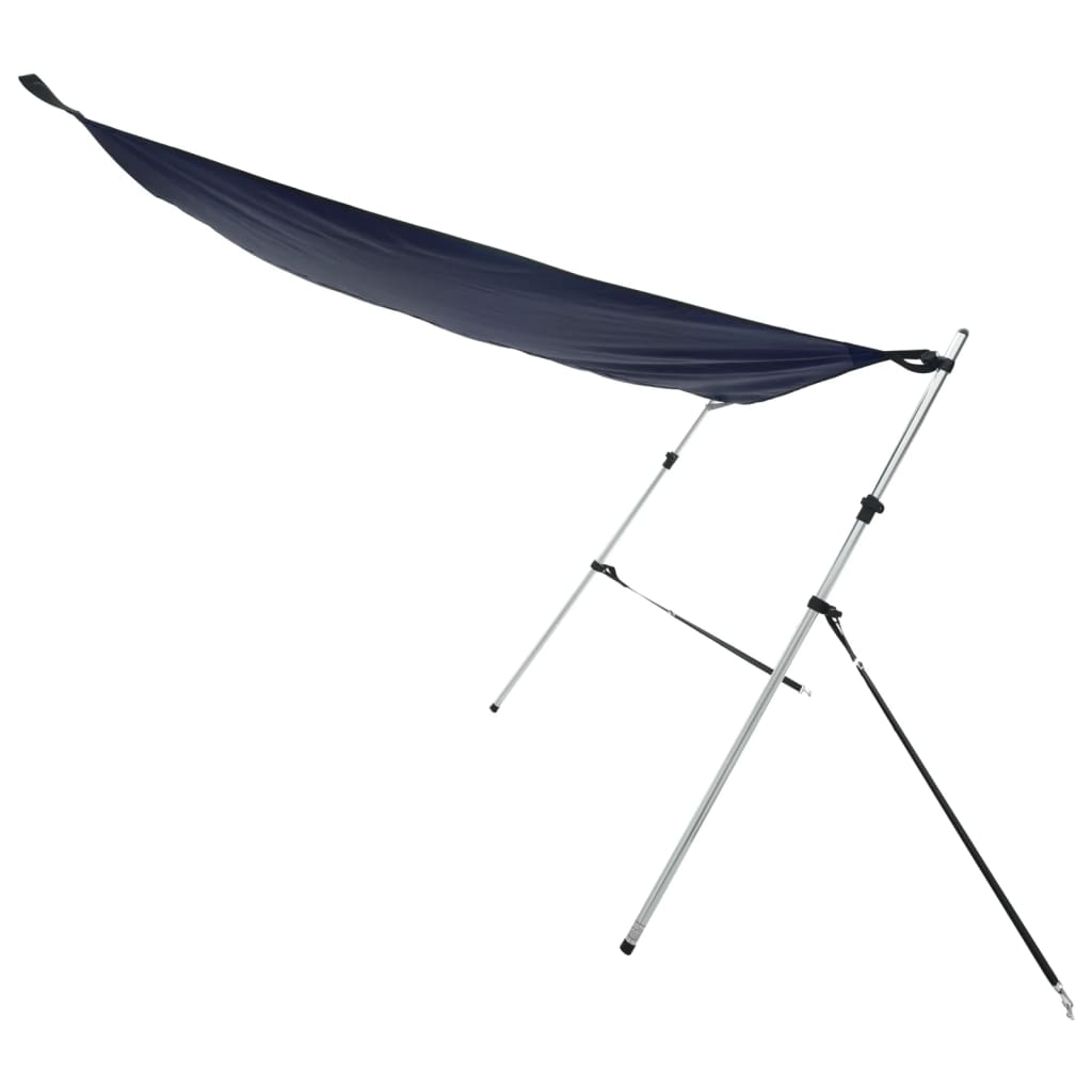 vidaXL T-laga Skyggnisframlenging Blá 170x170x(115-183) cm