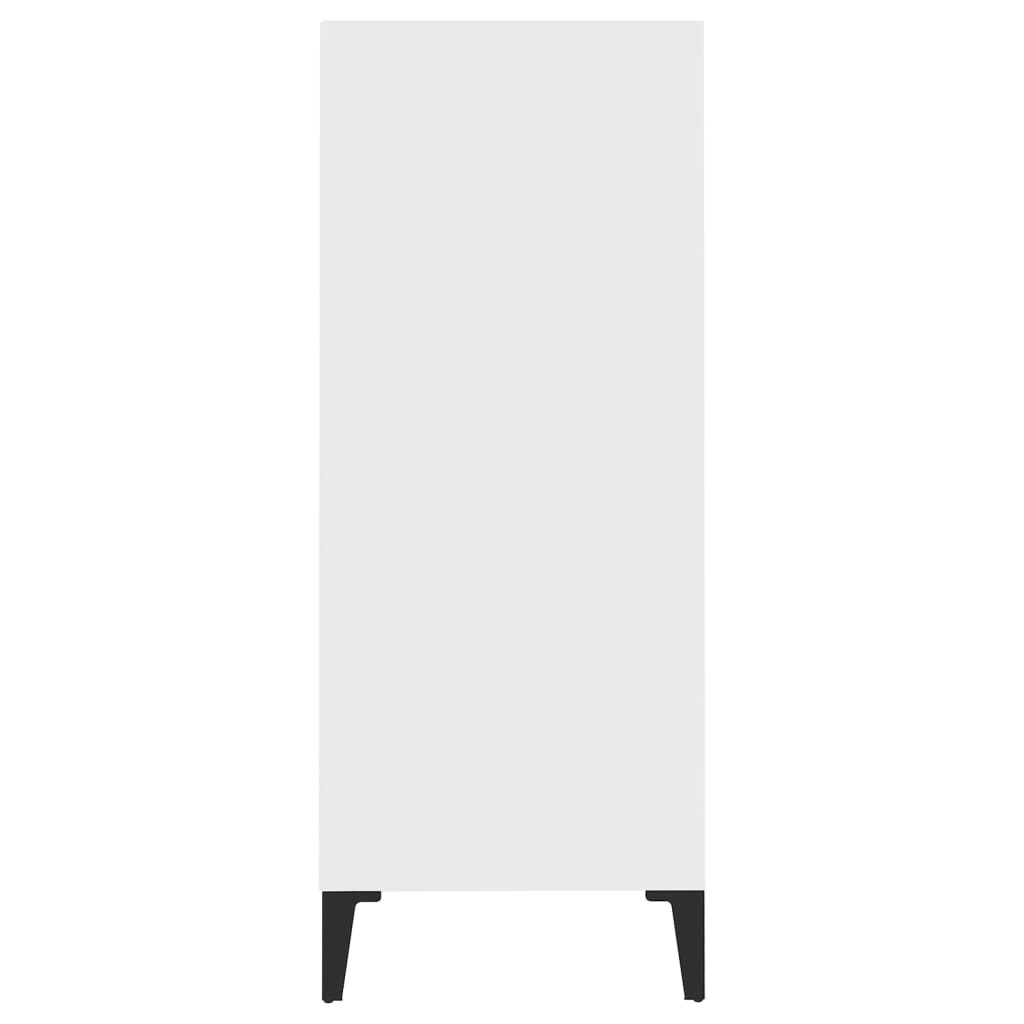 806130 vidaXL Sideboard White 57x35x90 cm Chipboard