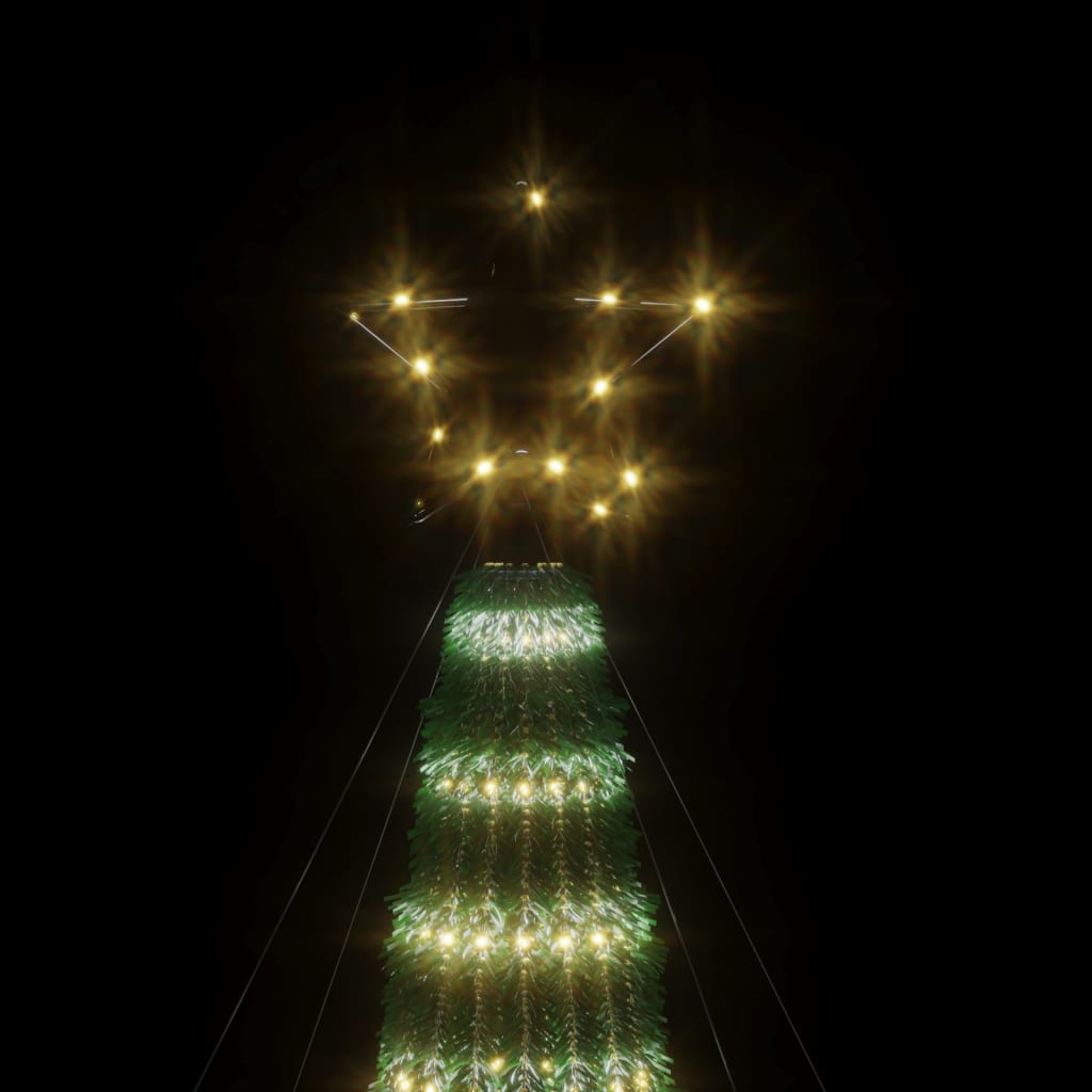 vidaXL Jólatrésljóskeila 275 LEDs Hlý Hvít 180 cm