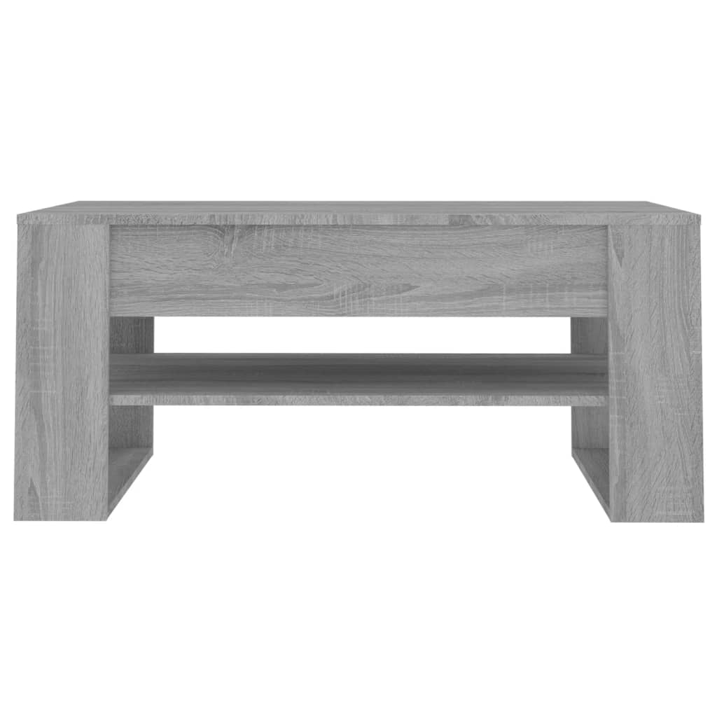 vidaXL Sófaborð Grátt Sonoma 102x55x45 cm Samsettur Viður