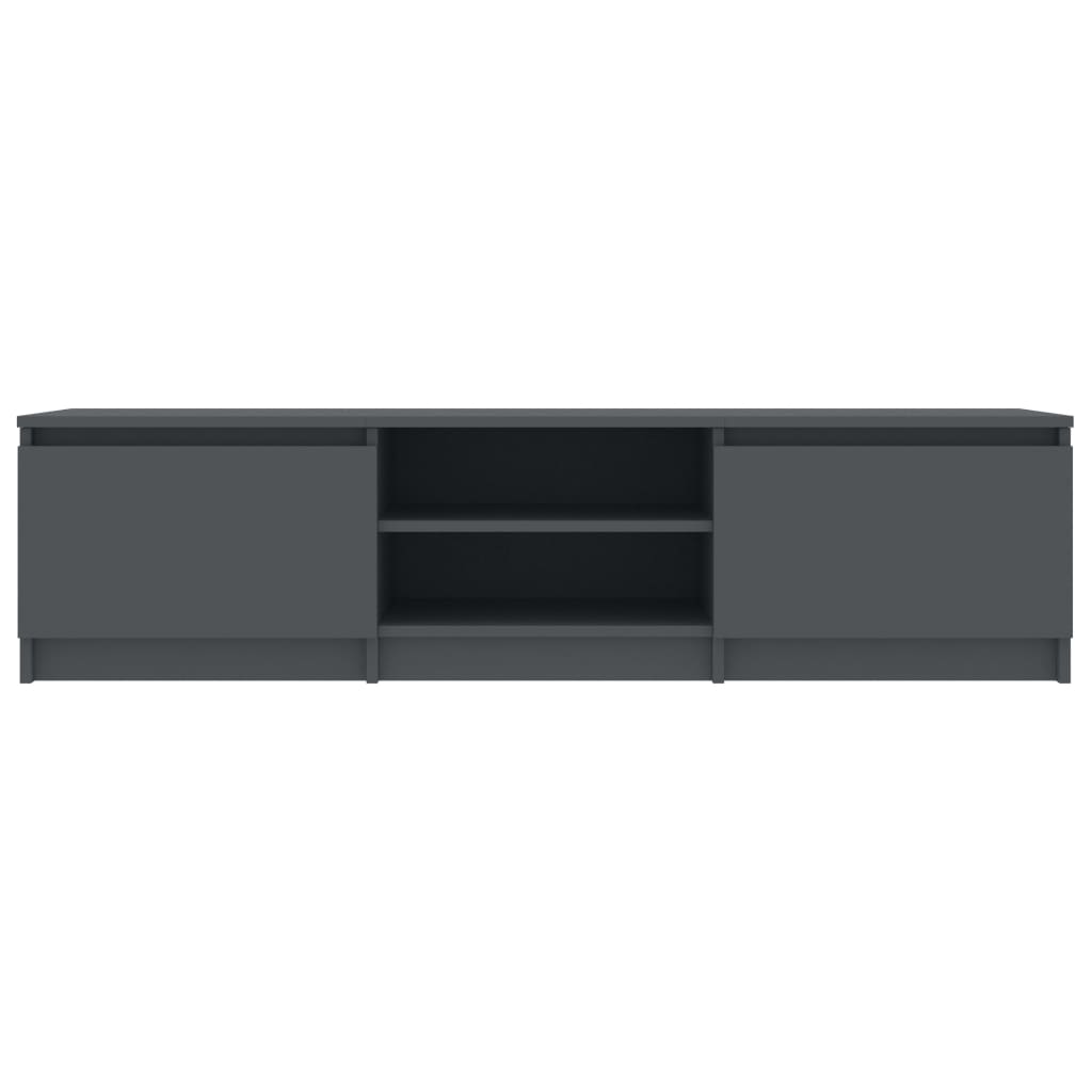 800650 vidaXL TV Cabinet Grey 140x40x35,5 cm Chipboard