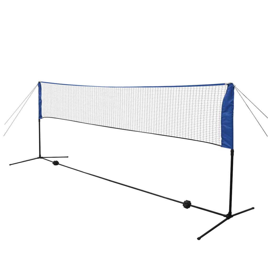 vidaXL Badminton Netasett með Flugum 300x155 cm