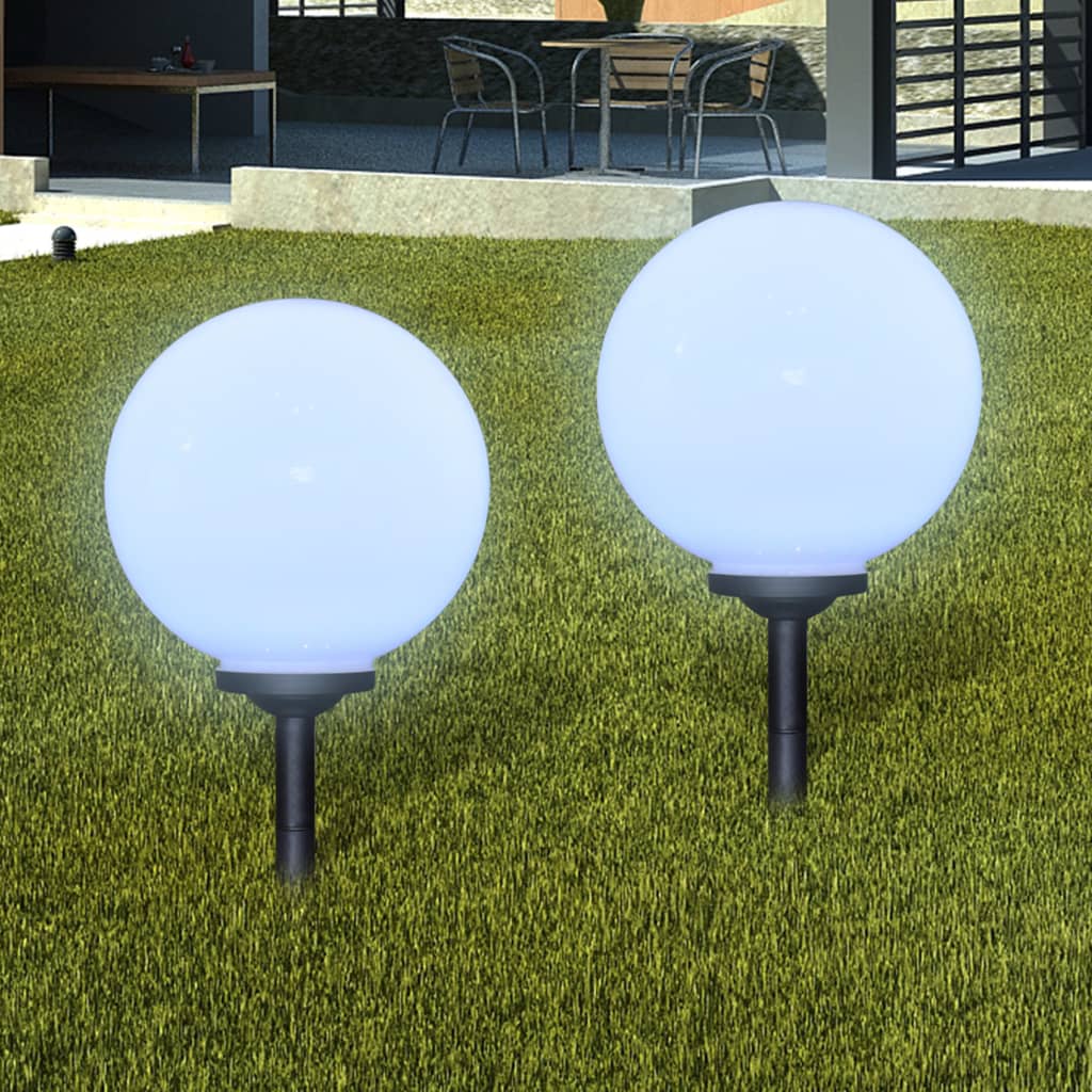 vidaXL Outdoor Pathway Lampar 4 stk LED 30 cm með Ground Spike