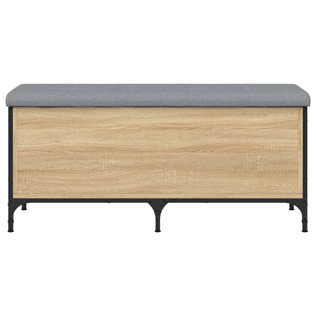 vidaXL Geymslubekkur Sonoma Eikarlitur 102x42x45 cm Samsettur Viður