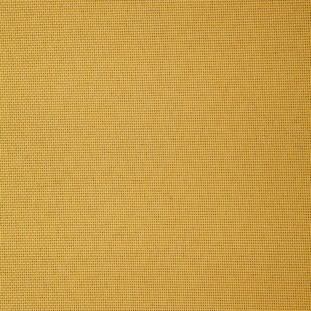 282199 vidaXL Sofa Bed Yellow Polyester