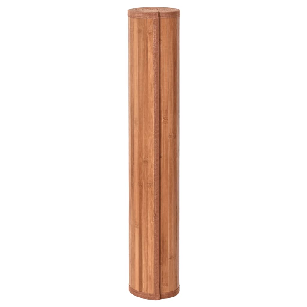 vidaXL Motta Ferhyrnd Brún 100x300 cm Bambus