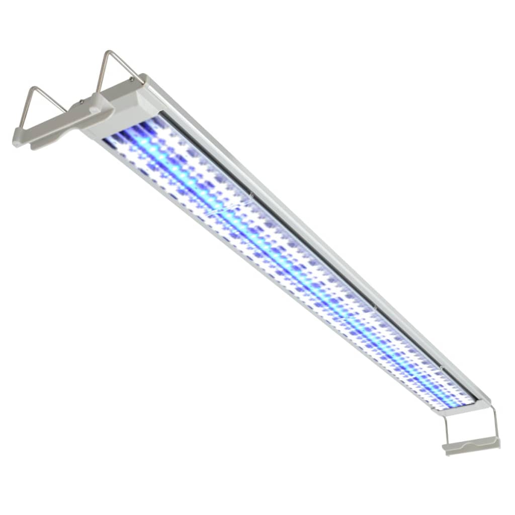 vidaXL LED Lampi í Fiskabúr 120-130 cm Ál IP67
