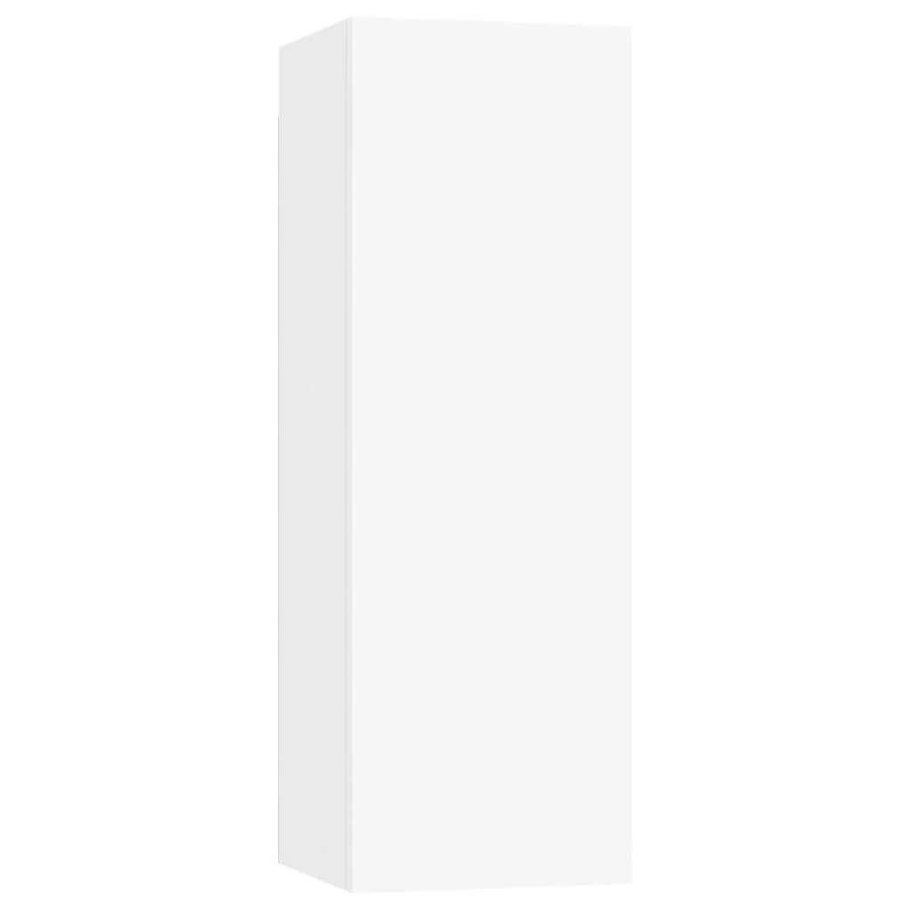 803344 vidaXL TV Cabinet White 30,5x30x90 cm Chipboard