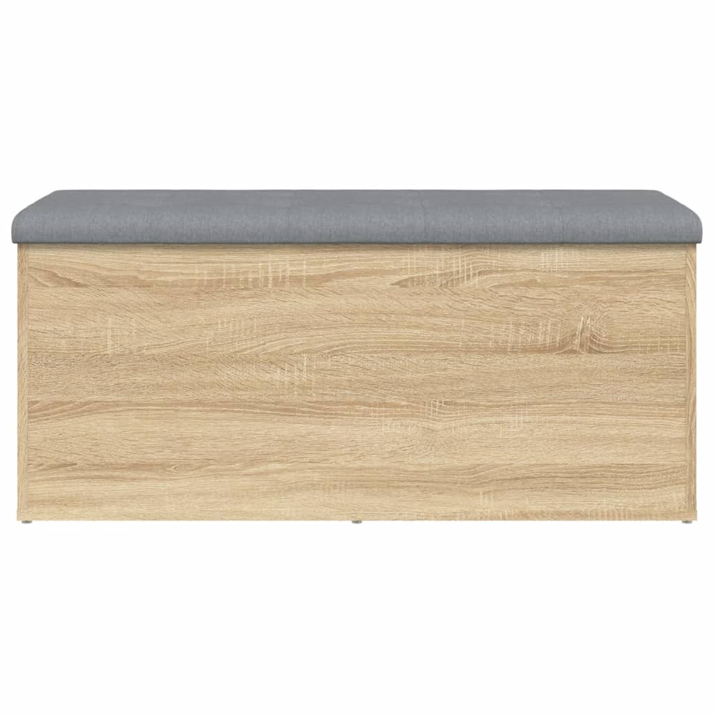 vidaXL Geymslubekkur Sonoma Eikarlitur 102x42x45 cm Samsettur Viður