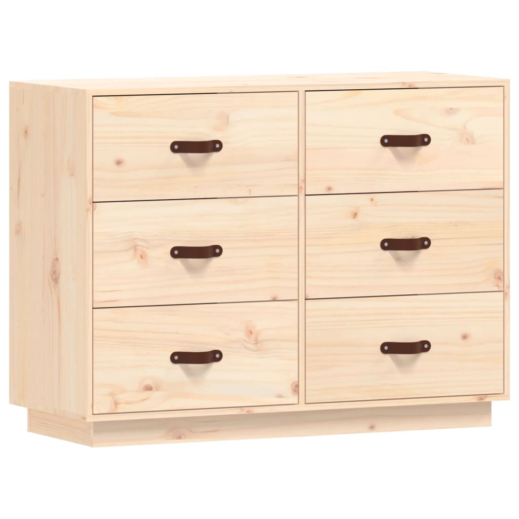 vidaXL skenkur 100x40x75 cm Solid Wood Furu