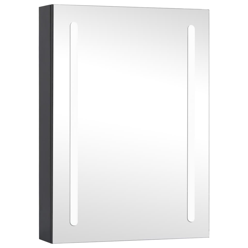 325546 vidaXL LED Bathroom Mirror Cabinet 50x13x70 cm