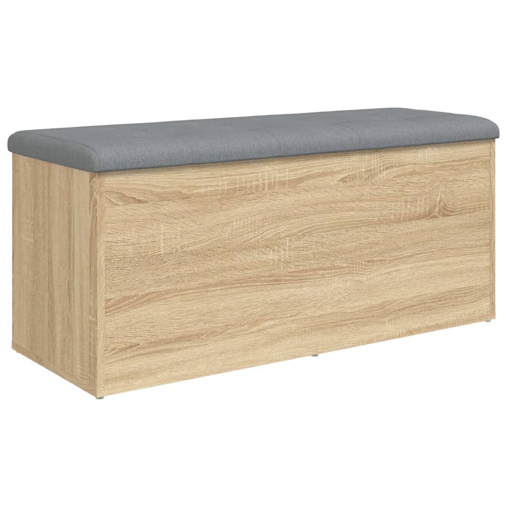 vidaXL Geymslubekkur Sonoma Eikarlitur 102x42x45 cm Samsettur Viður