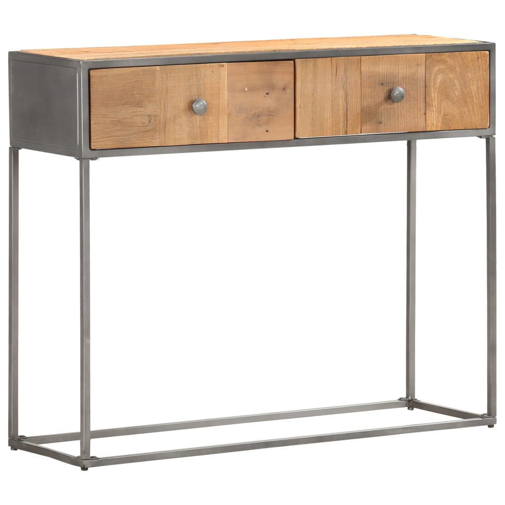 vidaXL Console Table 90x30x75 cm Solid Reclaimed Wood