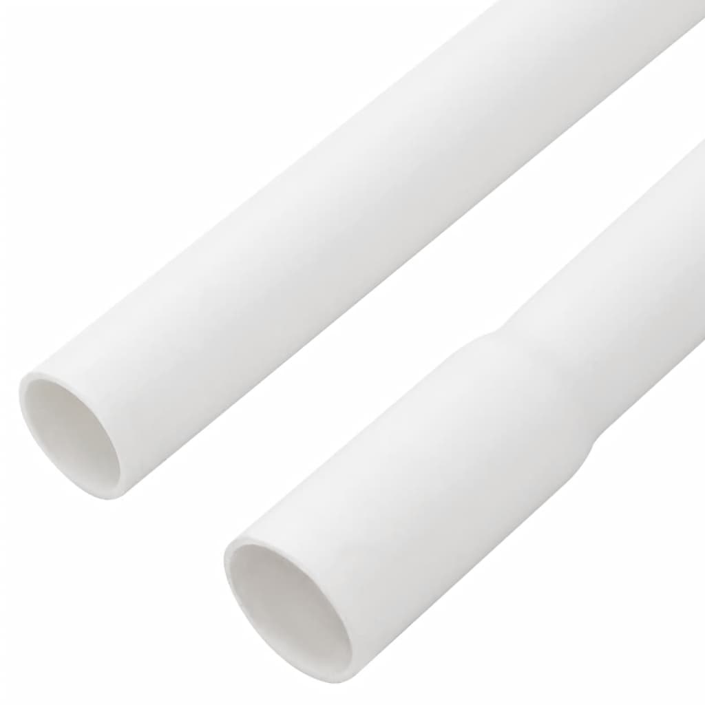 vidaXL Kapalstokkar með Klemmum Ø16 mm 30 m PVC