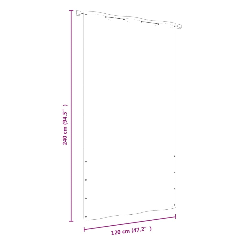 vidaXL Svalaskilrúm Rautt 120x240 cm Oxfordefni