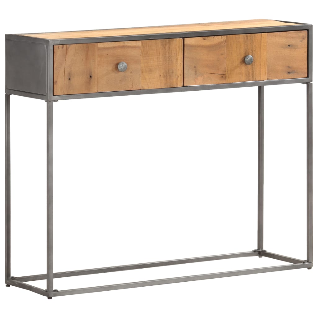 vidaXL Console Table 90x30x75 cm Solid Reclaimed Wood