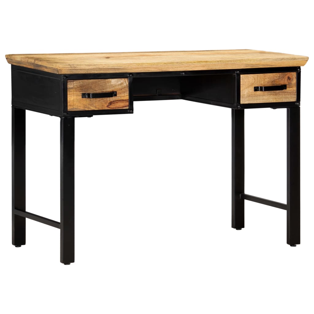 247758 vidaXL Writing Table 110x50x76 cm Solid Mango Wood